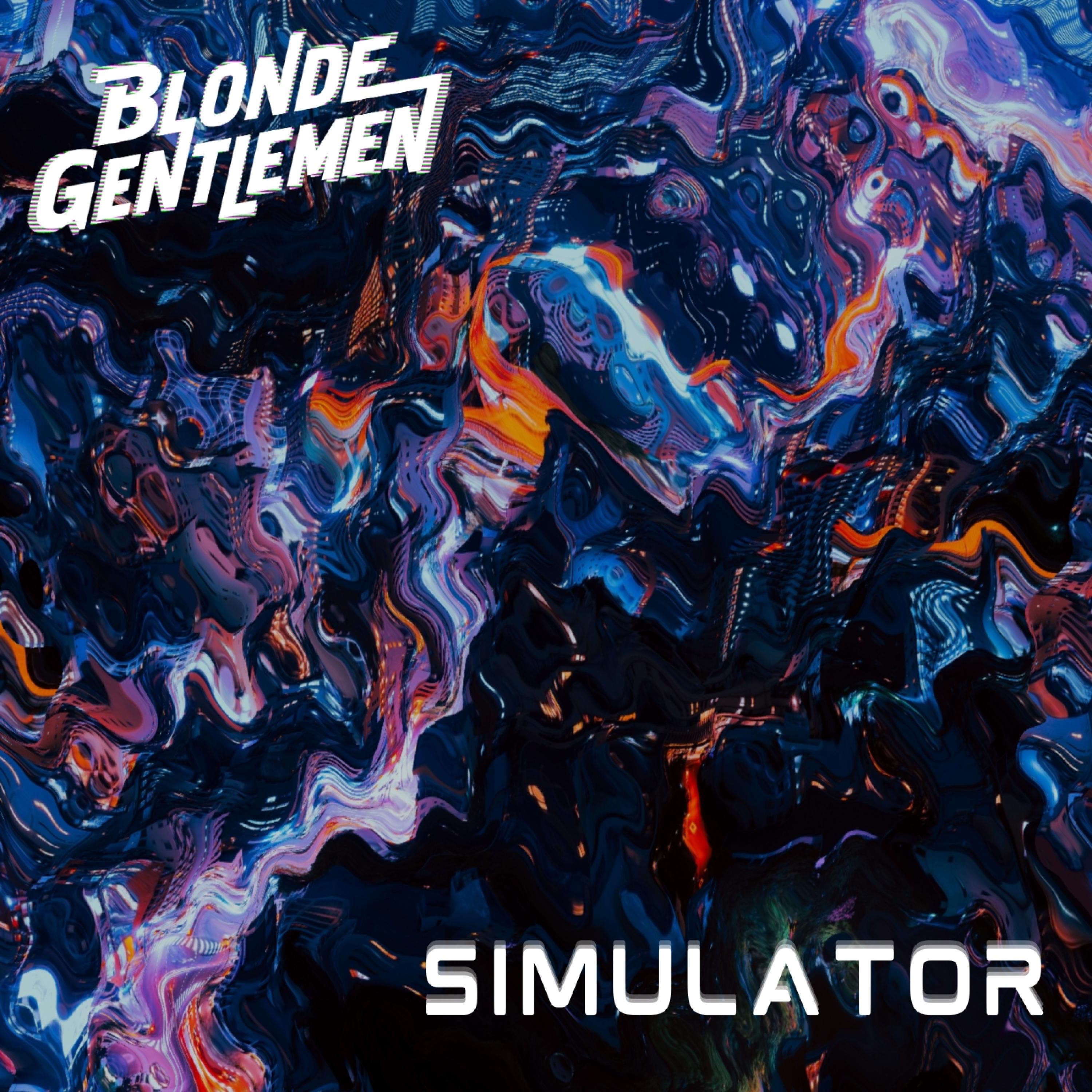 Simulator release artwork featuring the Blonde Gentlemen logo