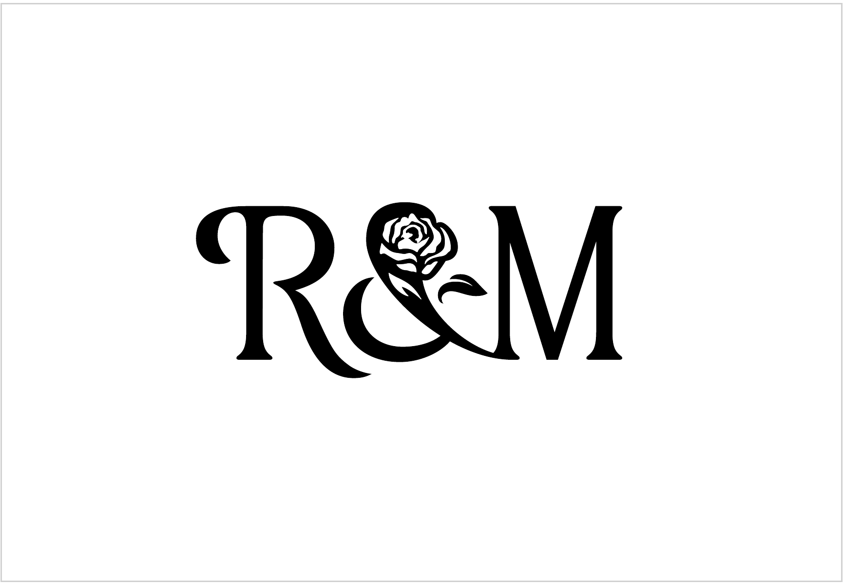 Rose & Mantle monogram